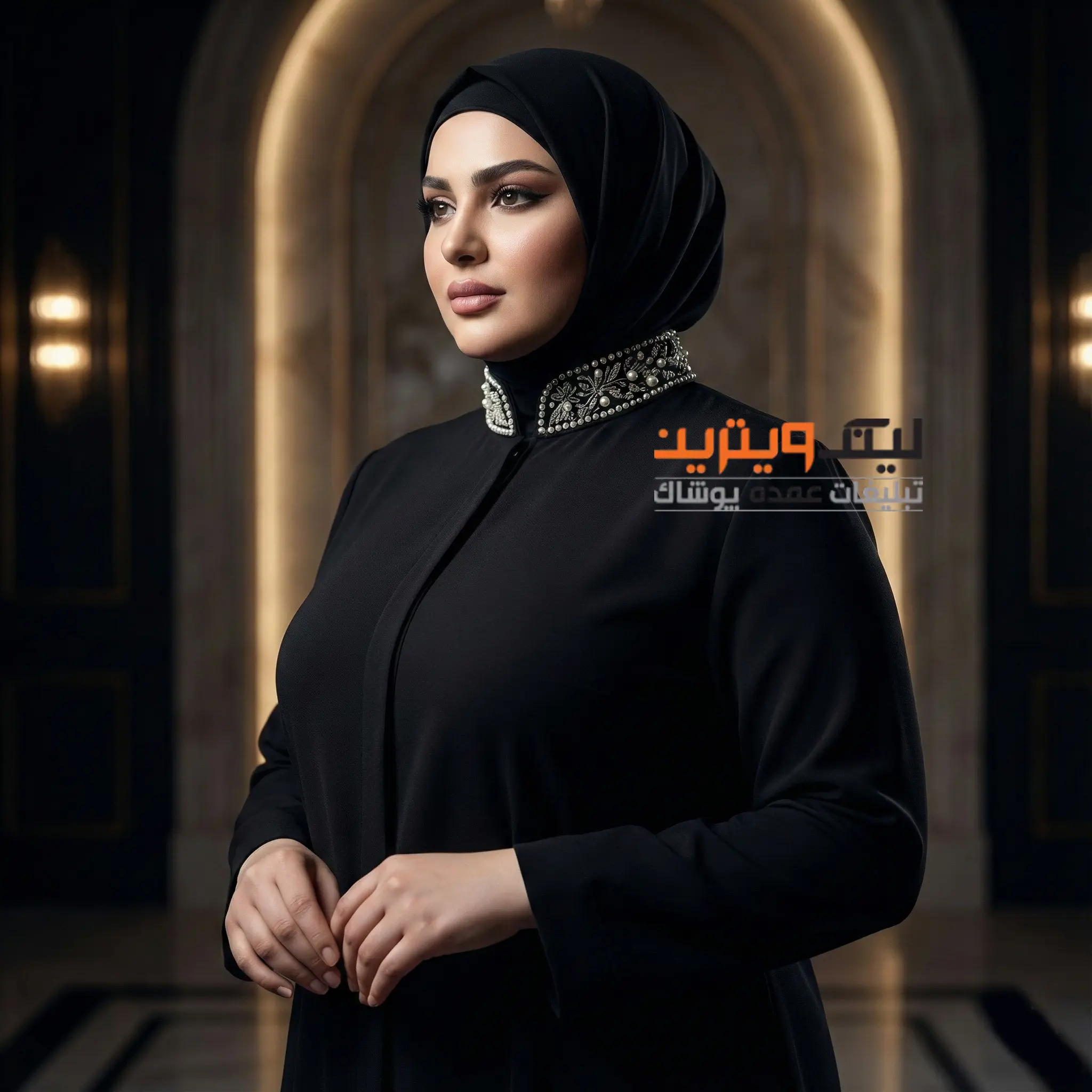 شومیز سایز بزرگ زنانه عمده | شومیزمجلسی سایز بزرگ زنانه | دختری با شومیز یقه ایستاده زنانه برای افراد چاق | لینک ویترین